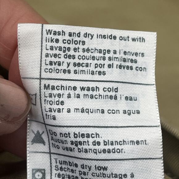 Carhartt Dungaree Relaxed Fit Work Pants 38X30 Beige Canvas Utility Workwear - Picture 12 of 12